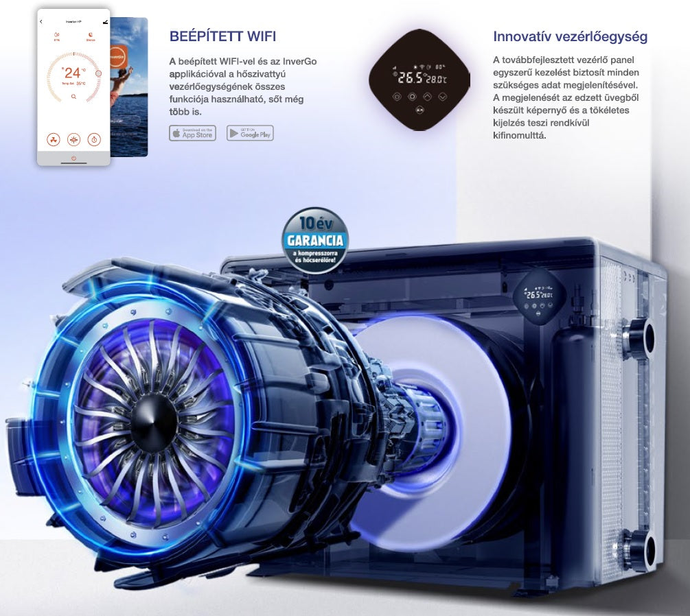 Aquark Mr. Perfect 13,8 kW Hőszivattyú